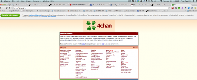 Top Hackers Get Axed 4Chan Taken Down Celebrity Nude Pics Posted